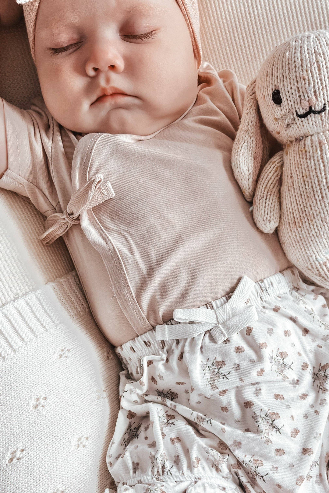 Bamboo/Organic Cotton Willow Bodysuit - Soft Mocha