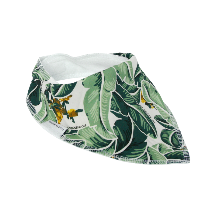 Tropical Palm Dribble Bib