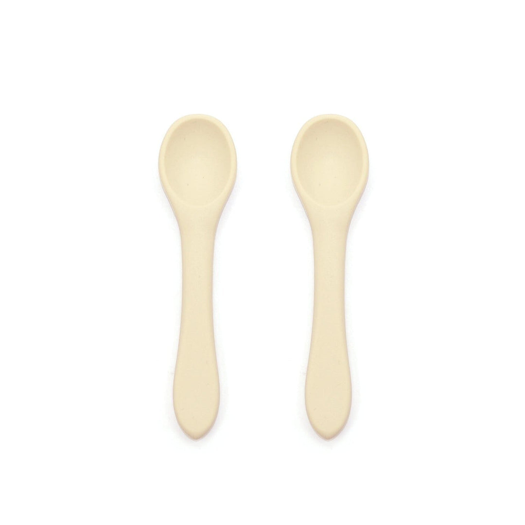 2-Pack Food Grade Silicone Baby Spoons in 6 Colors