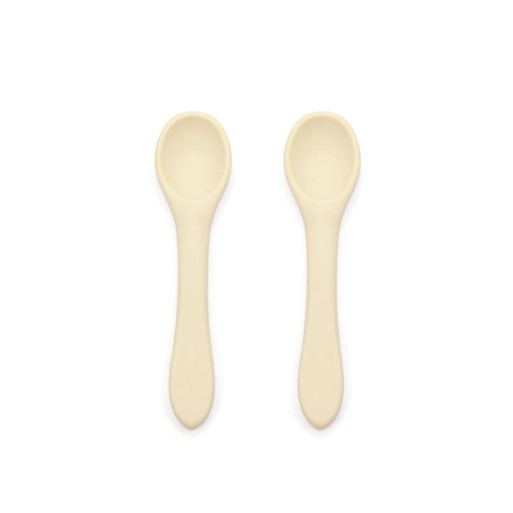 2-Pack Food Grade Silicone Baby Spoons in 6 Colors