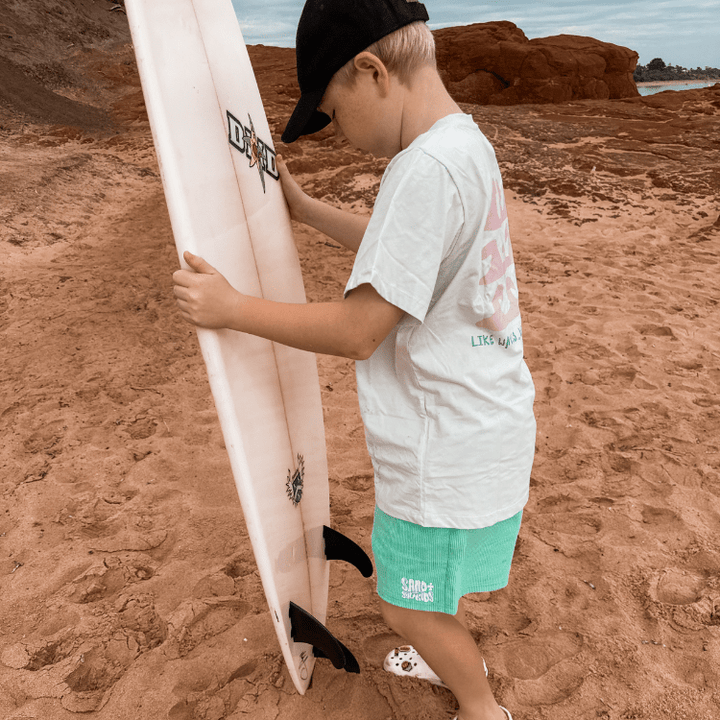 Like Waves Kids Tee – Blue Mist