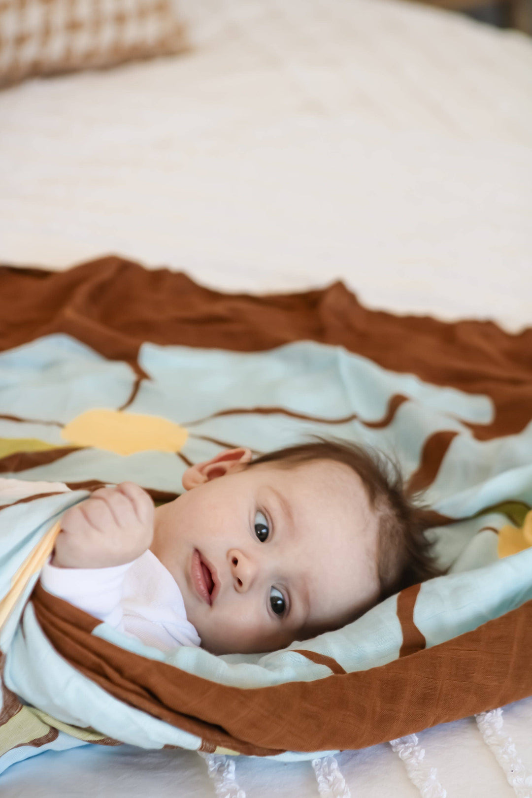 Organic Muslin Swaddle - Fleur (Limited Edition)