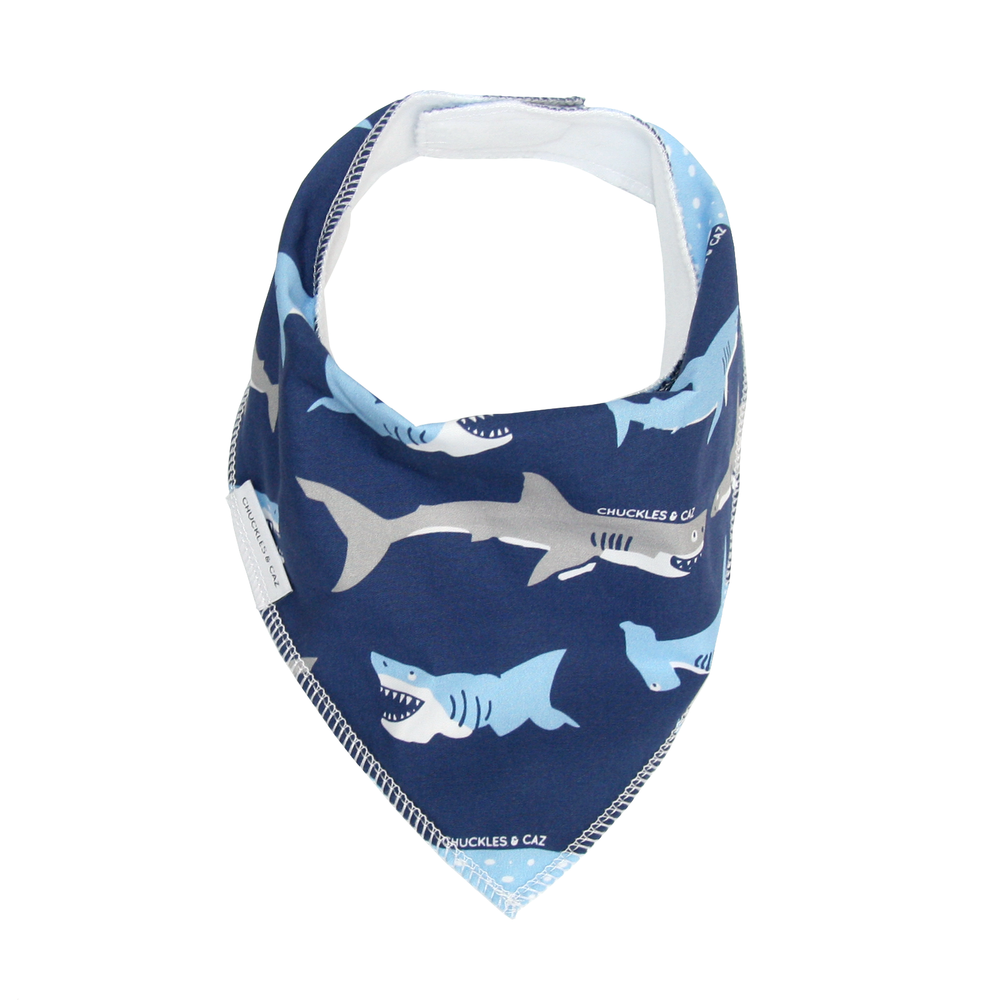 Shark Dribble Bib