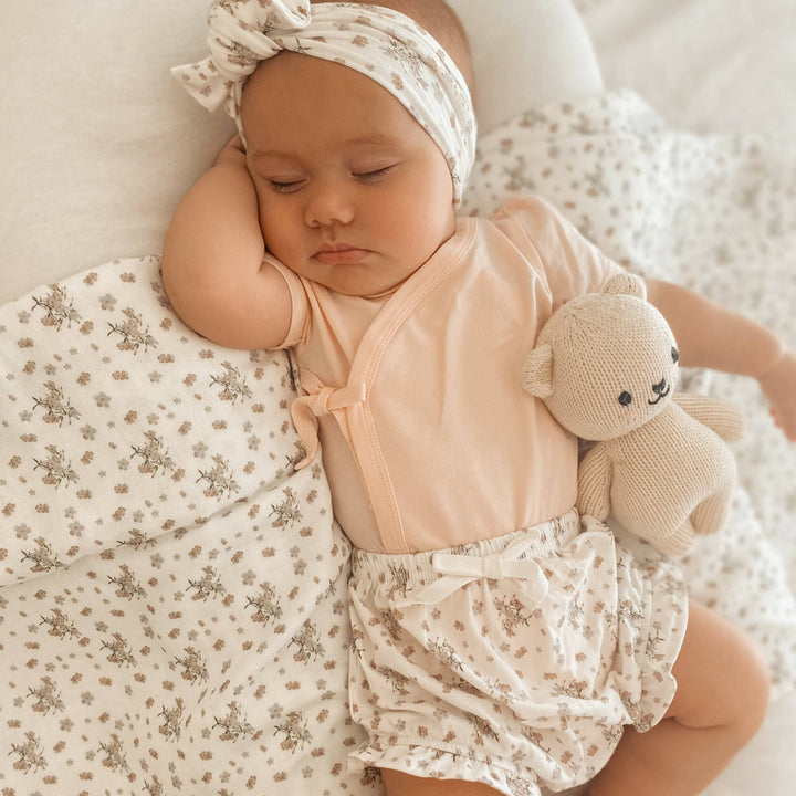 Bamboo/Organic Cotton Willow Bodysuit - Blush