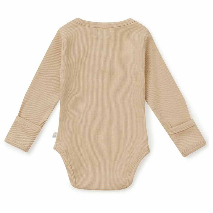 Pebble Long Sleeve Organic Bodysuit