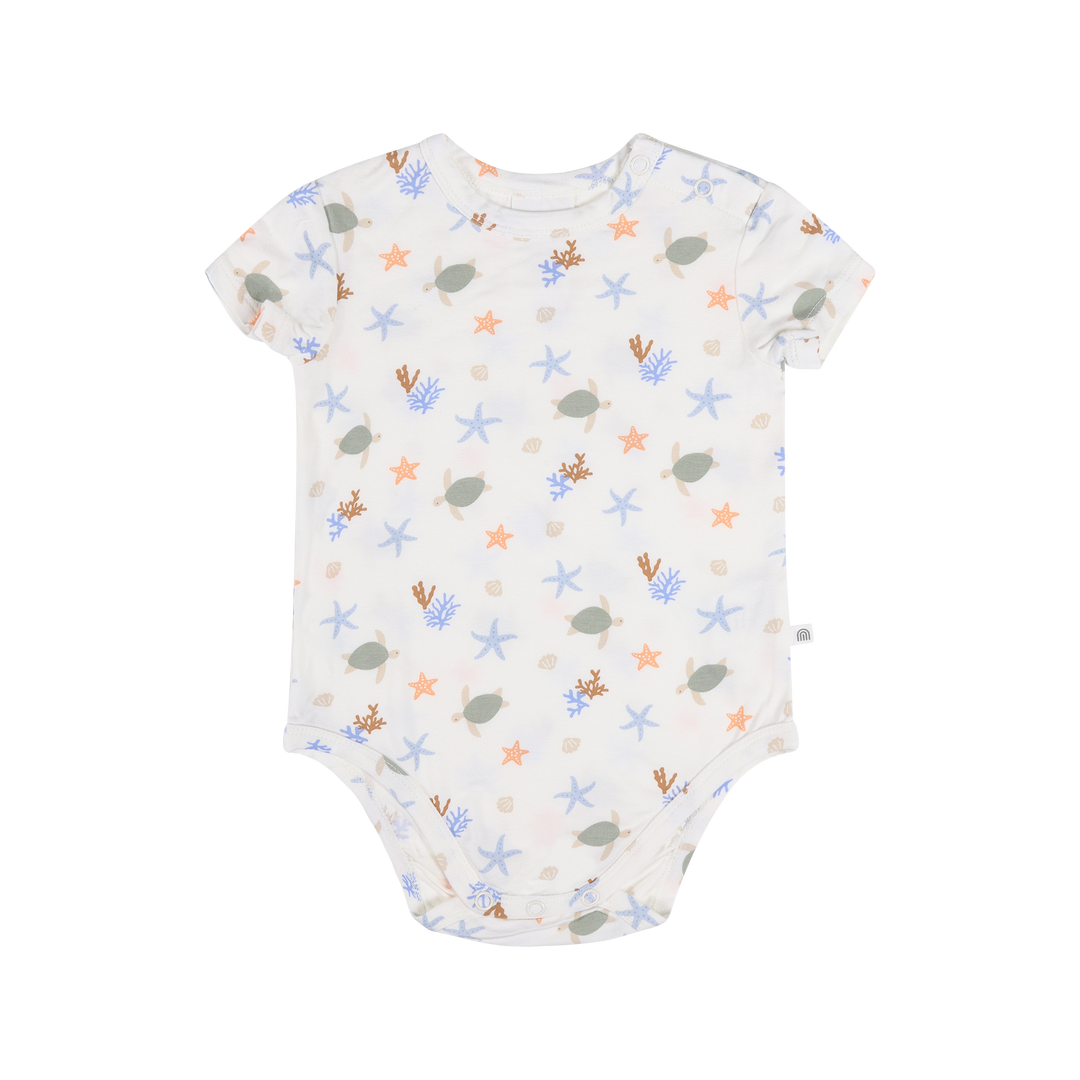 Comfy Short Sleeve Bodysuit - Underwater World