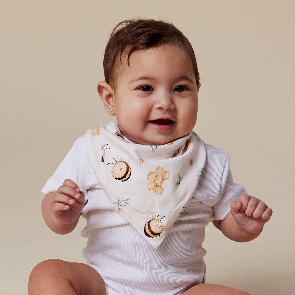 Bumblebees Organic Dribble Bib