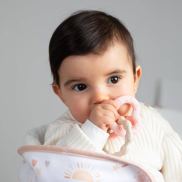 Silicone Bunny Teether - Pink