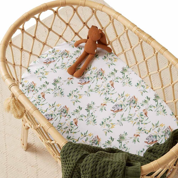 Eucalypt Bassinet Sheet / Change Pad Cover