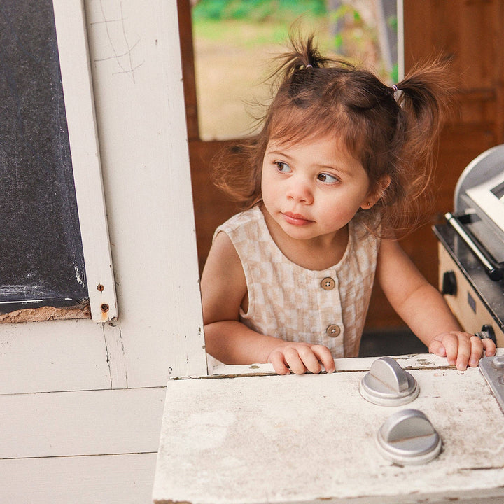 Slouchy Sleeveless Shortall - Sunset