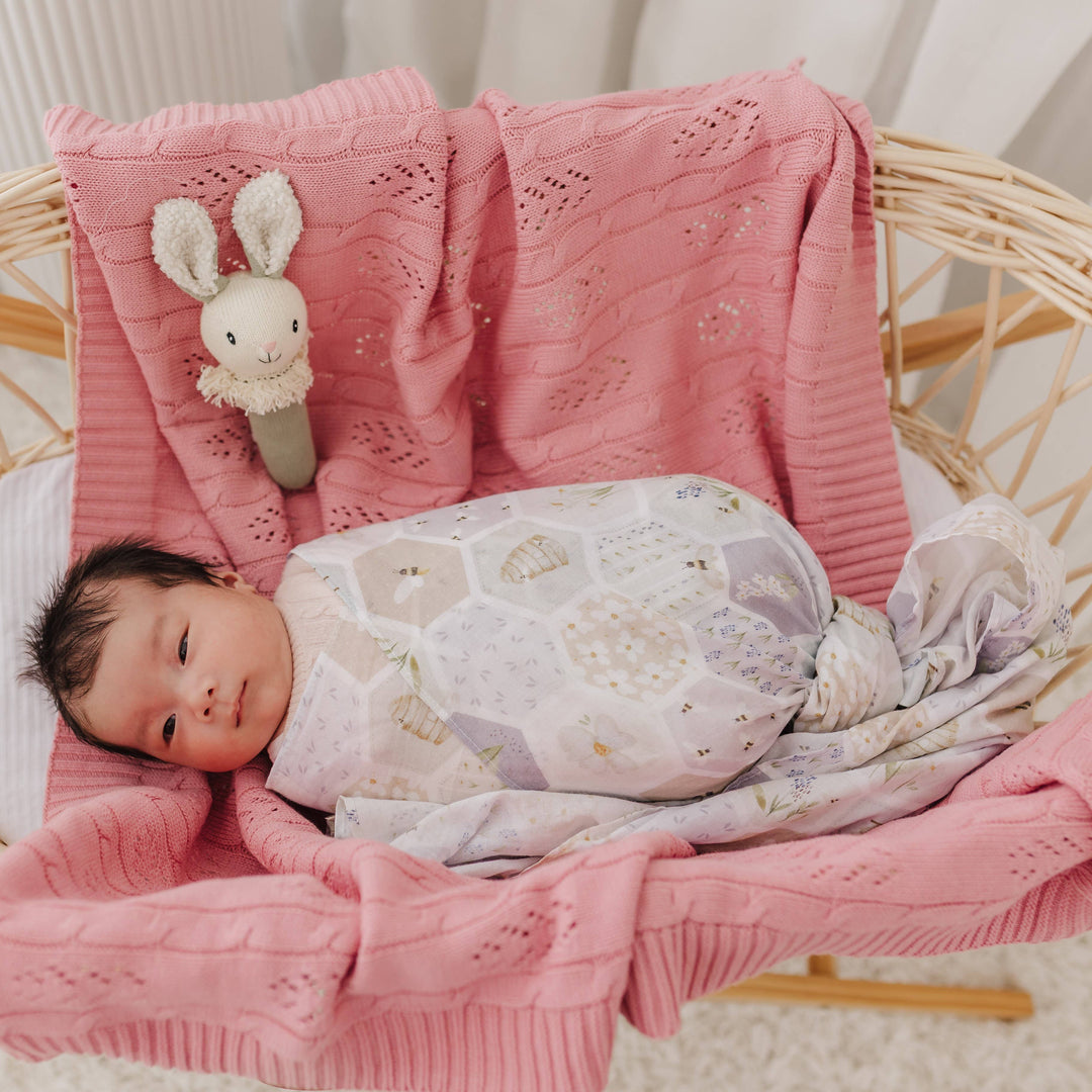 Beehive Muslin Wrap/Swaddle