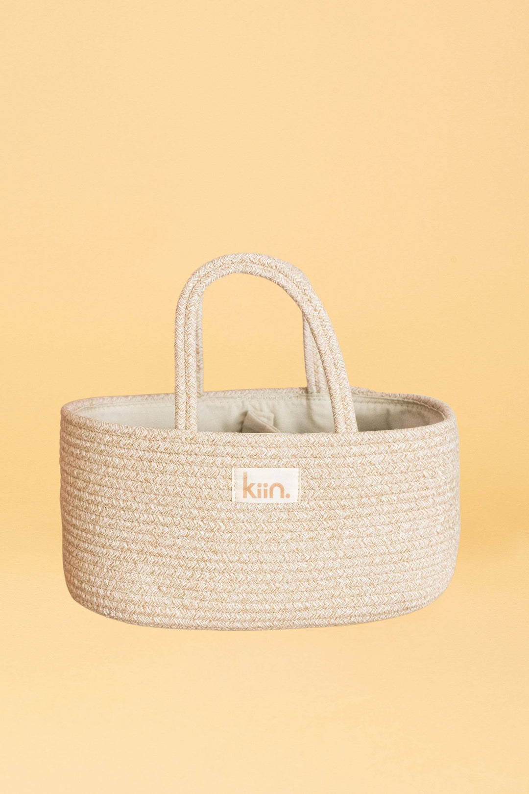 Cotton Rope Nappy Caddy Organiser