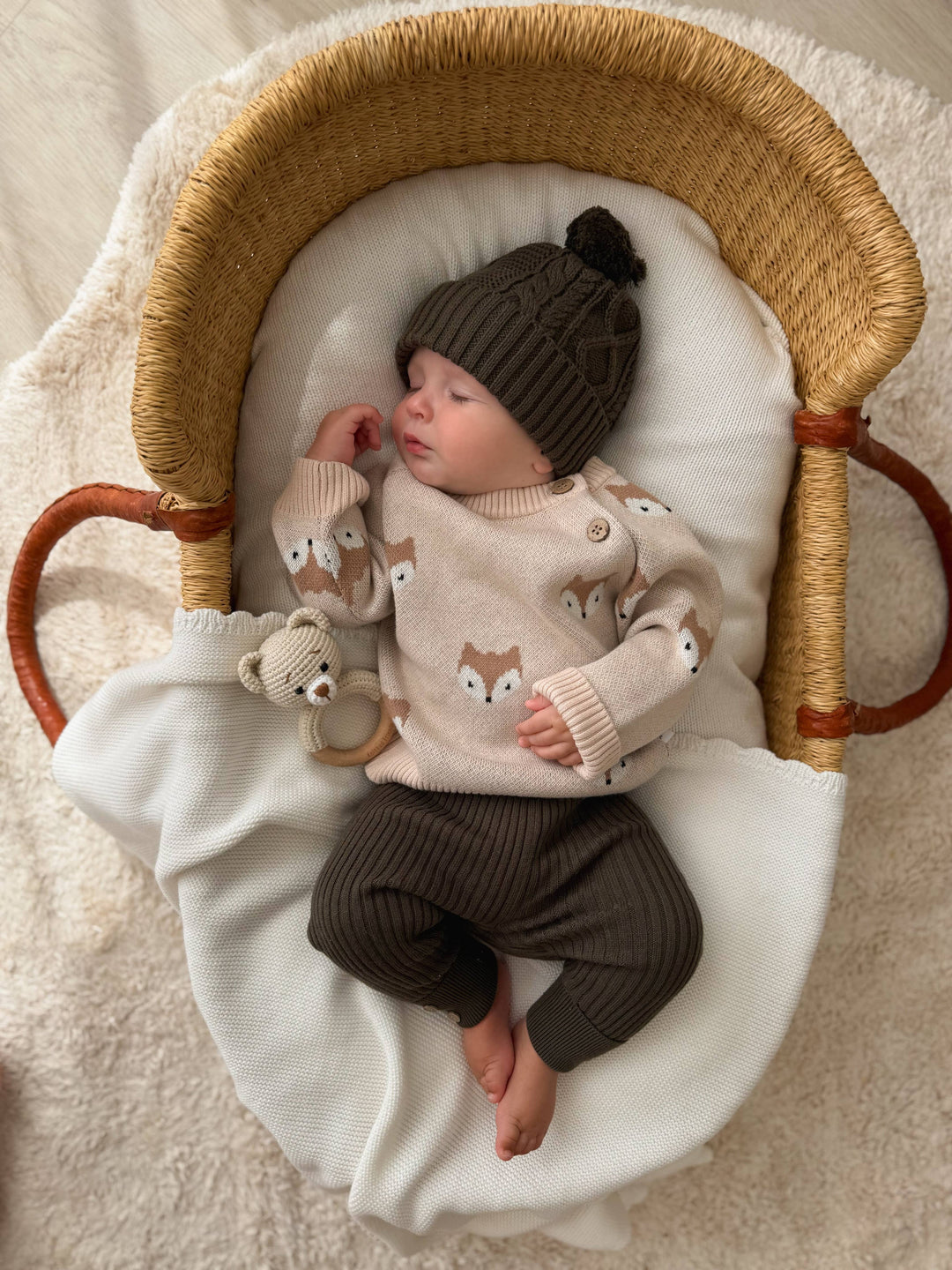 Fox Knit Jumper - Organic Cotton
