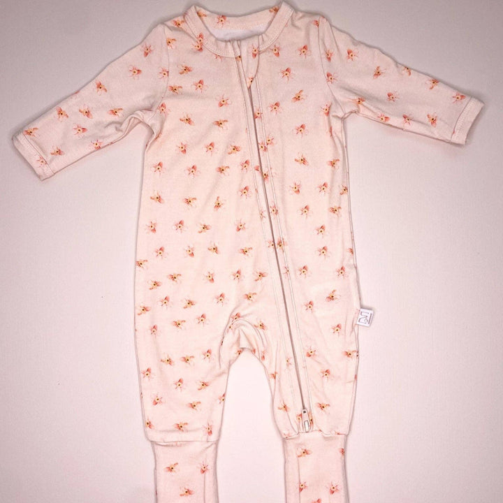 Bamboo/Organic Cotton Florence Onesie - Posey