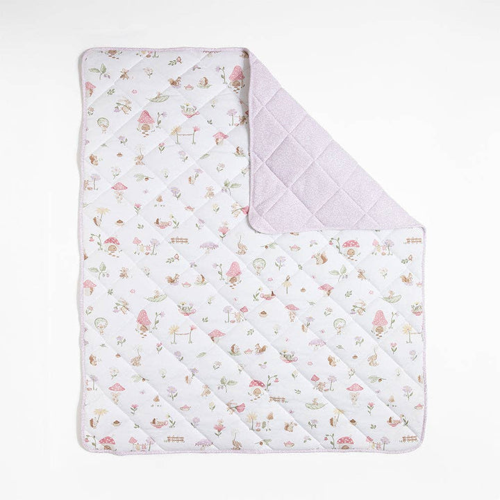 Organic Reversible Cot Comforter - Whimsical Wonderland