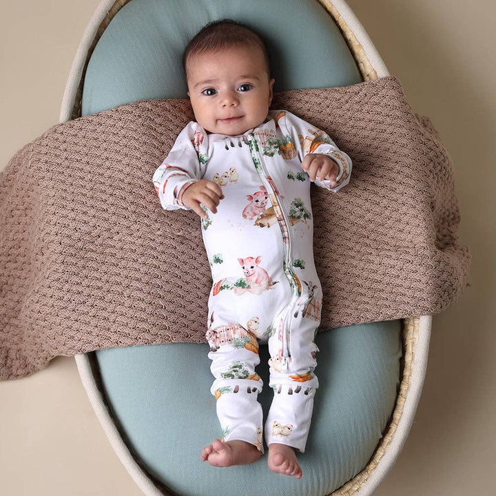 Farm Organic Snugglesuit Convertible Romper