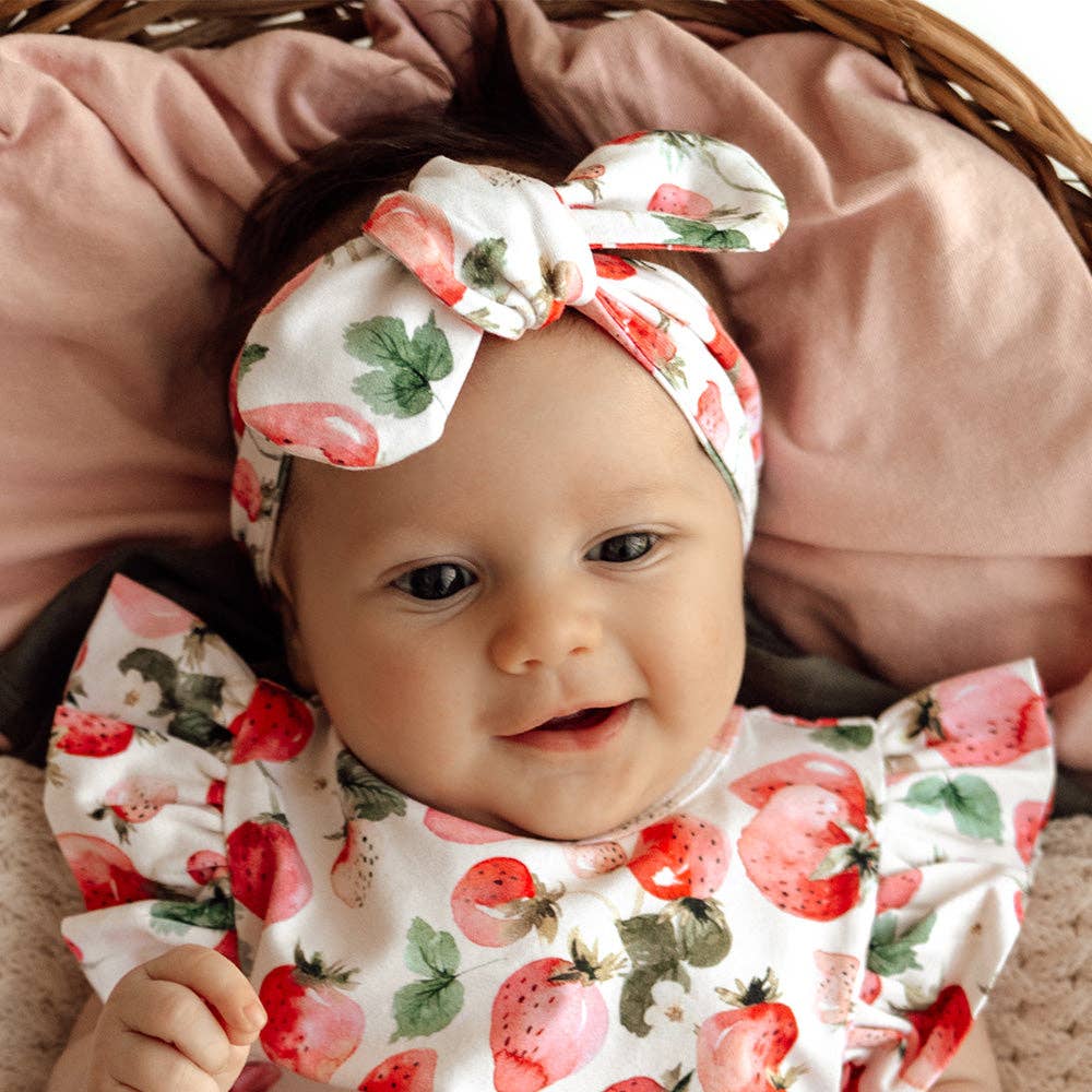 Strawberry Organic Topknot