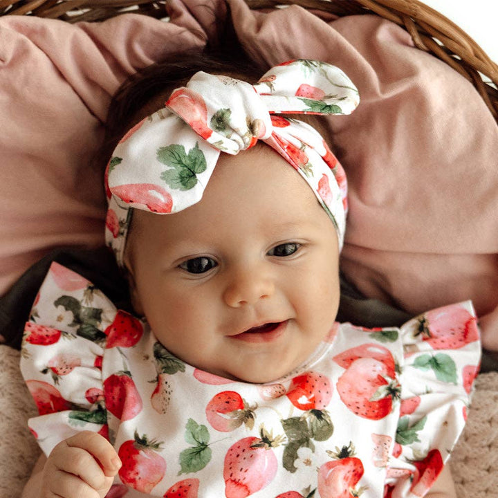 Strawberry Organic Topknot