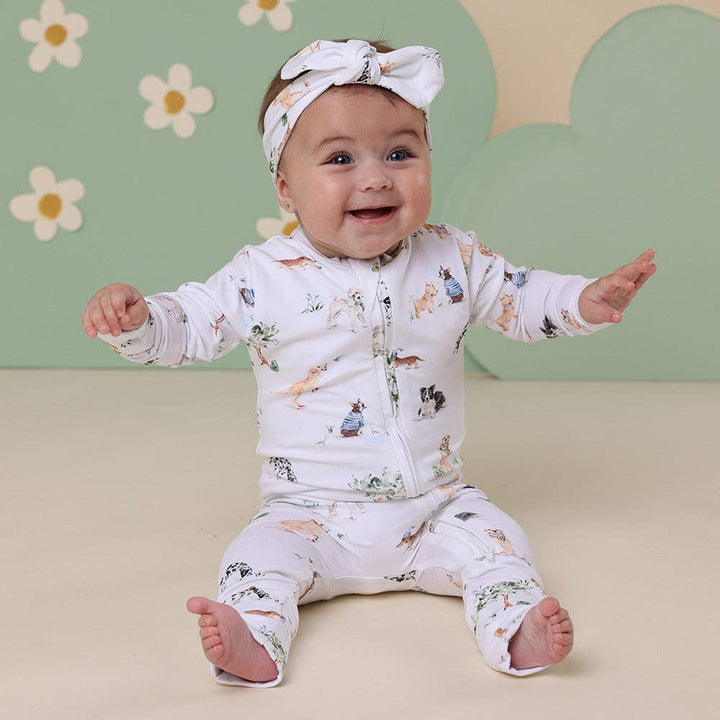 Dog Park Organic Snugglesuit Convertible Romper