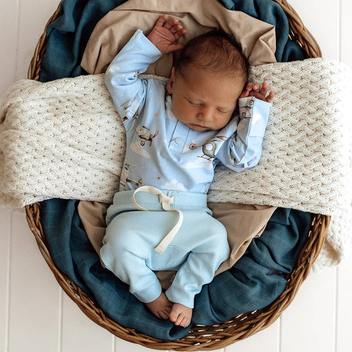 Baby Blue Organic Pants