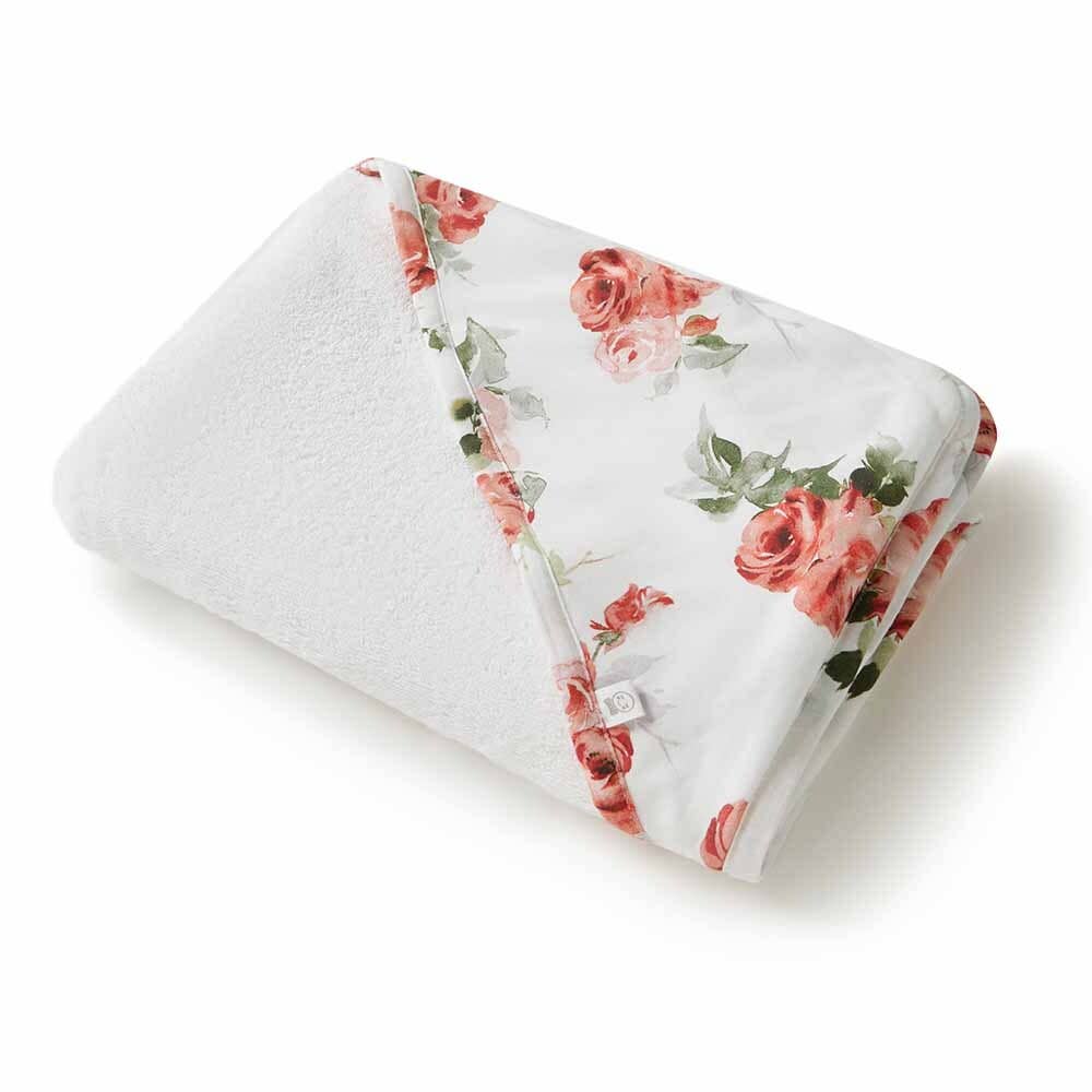 Rosebud Organic Hooded Baby Towel