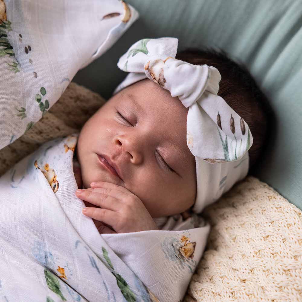 Duck Pond Organic Muslin Wrap