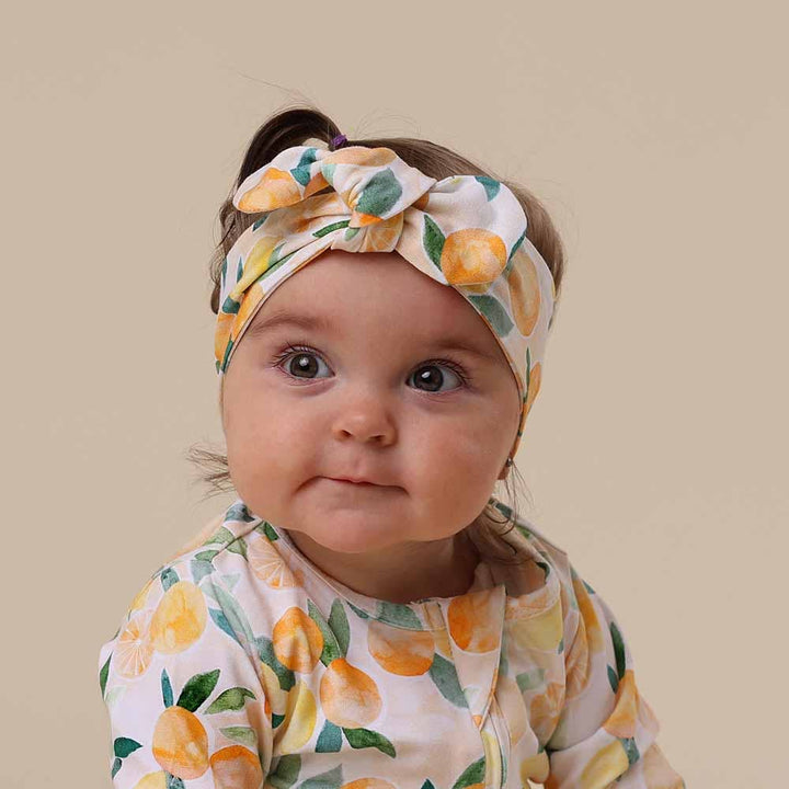 Sunny Citrus Organic Topknot