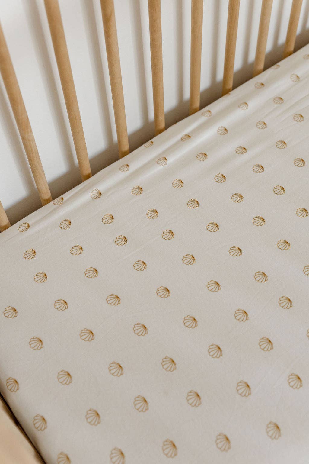 Seashell Organic Cot Sheet