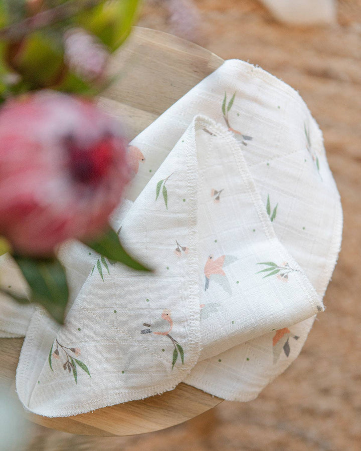 Muslin Wash Cloths (6 Pack) - Galah