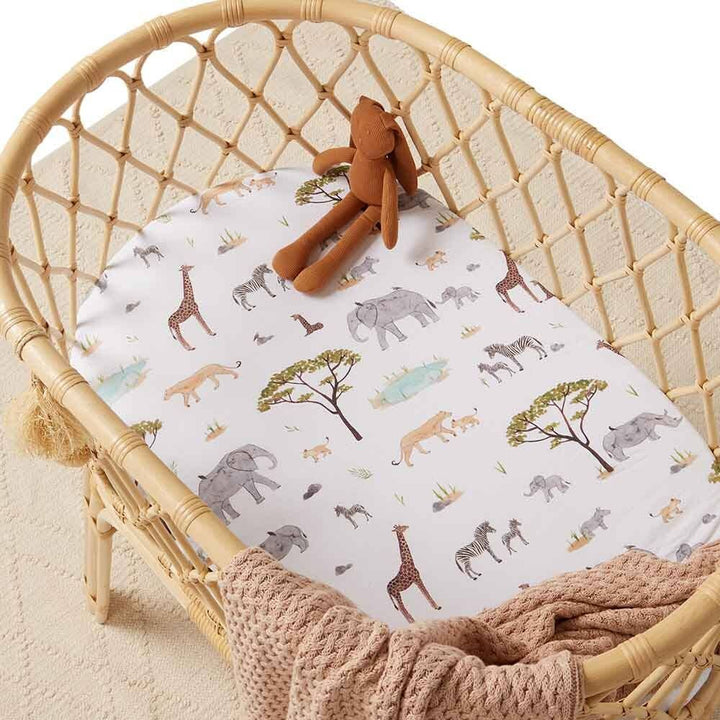 Safari Bassinet Sheet / Change Pad Cover