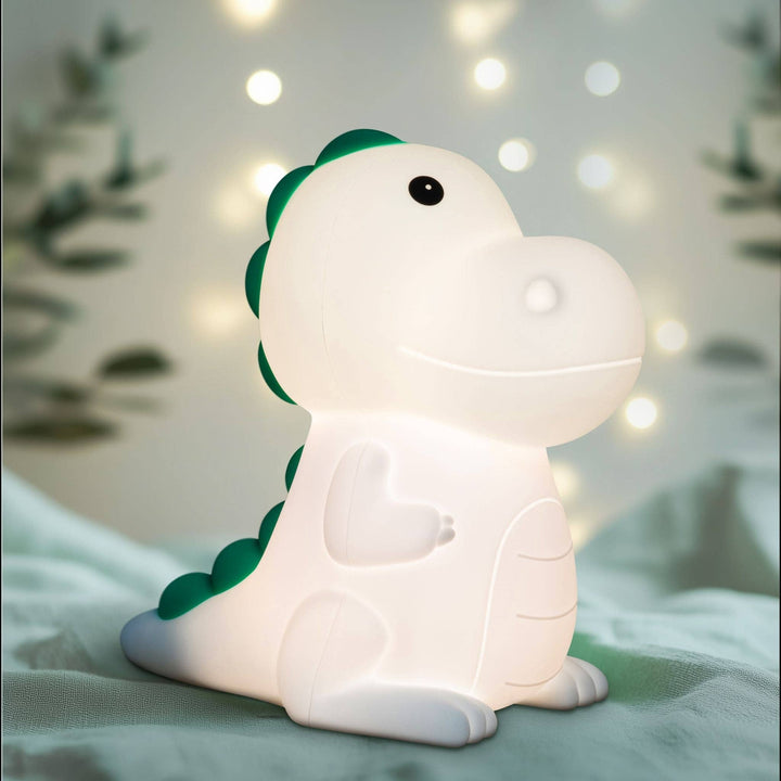 Dinosaur LED Night Light USB Rechargeable Animal Touch Control Lamp