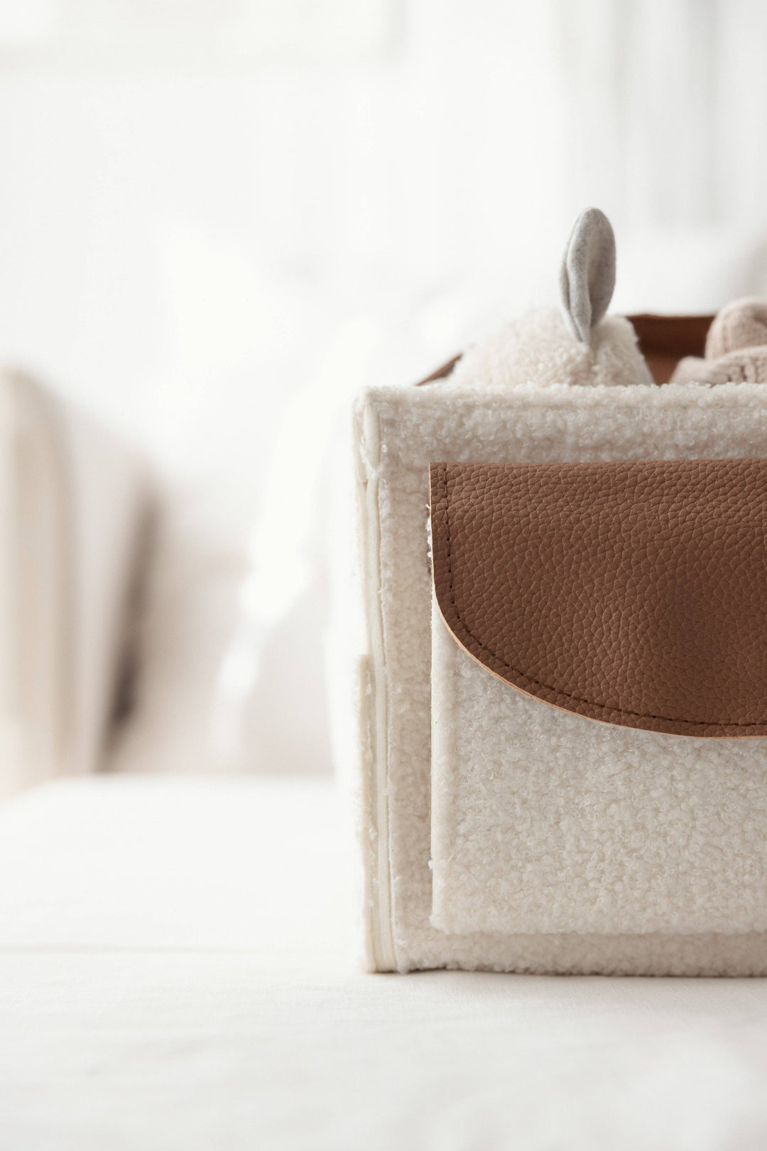 Nappy Caddy- Snow Tan- Large Side Pocket