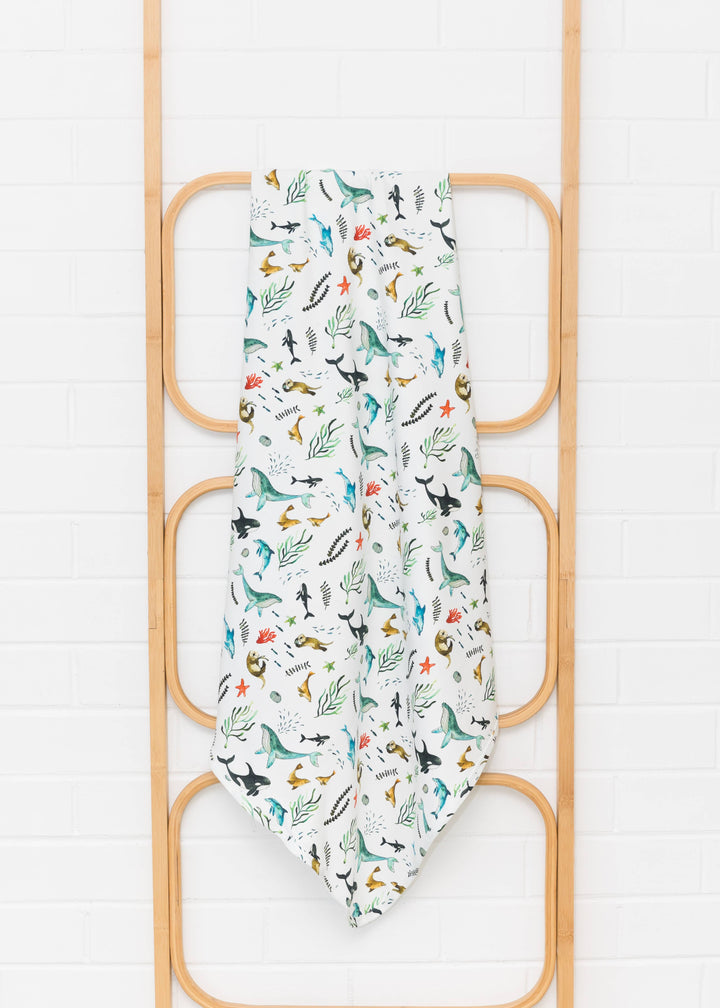 Under the Sea Organic Cotton Swaddle Wrap