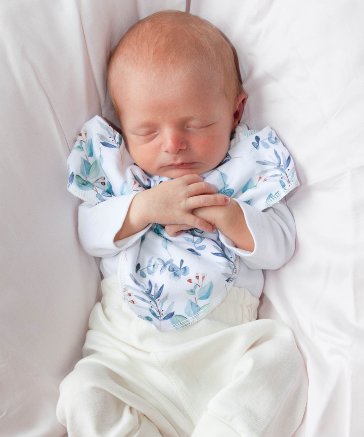 Terry Cloth Bib in Soft Foliage