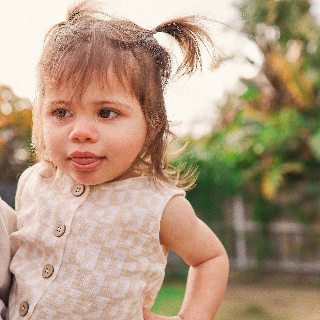 Slouchy Sleeveless Shortall - Sunset
