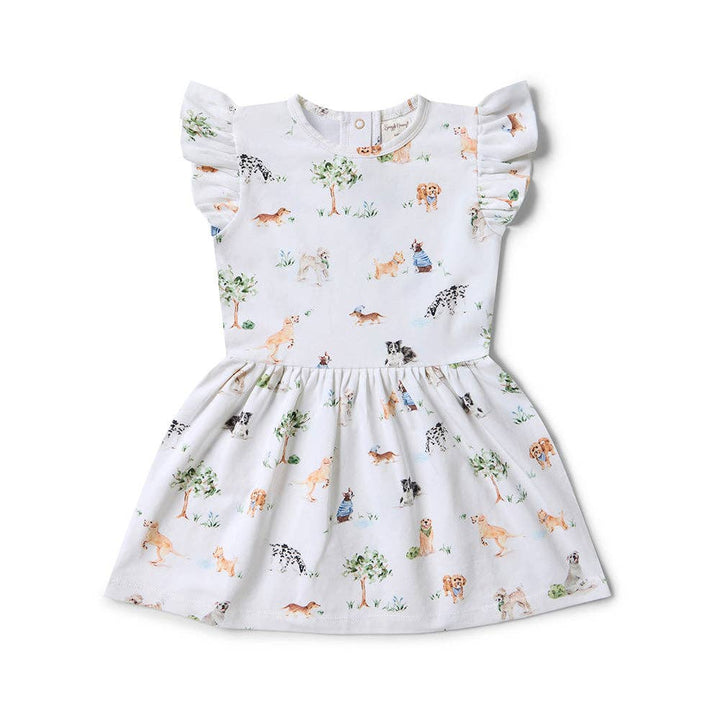 Dog Park Short Sleeve Organic Dress