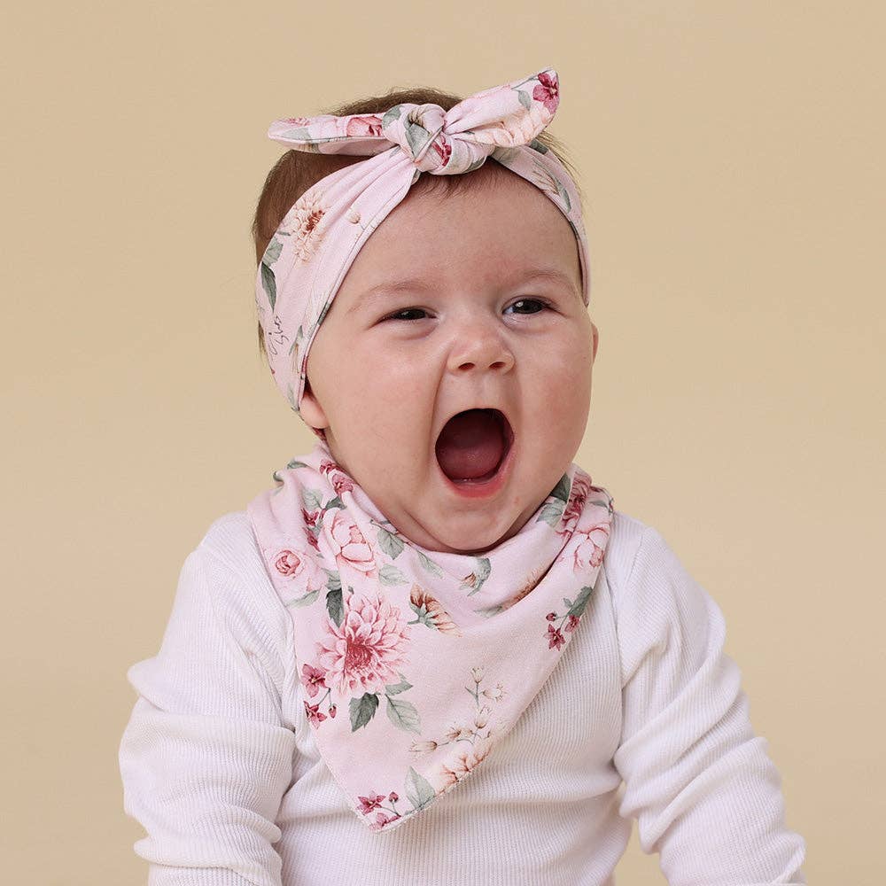 Birds & Blooms Organic Dribble Bib