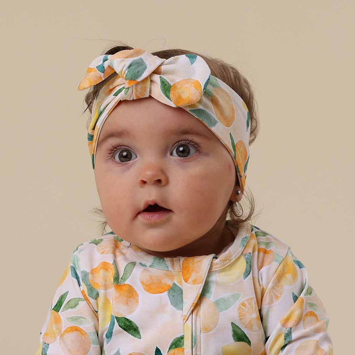 Sunny Citrus Organic Topknot