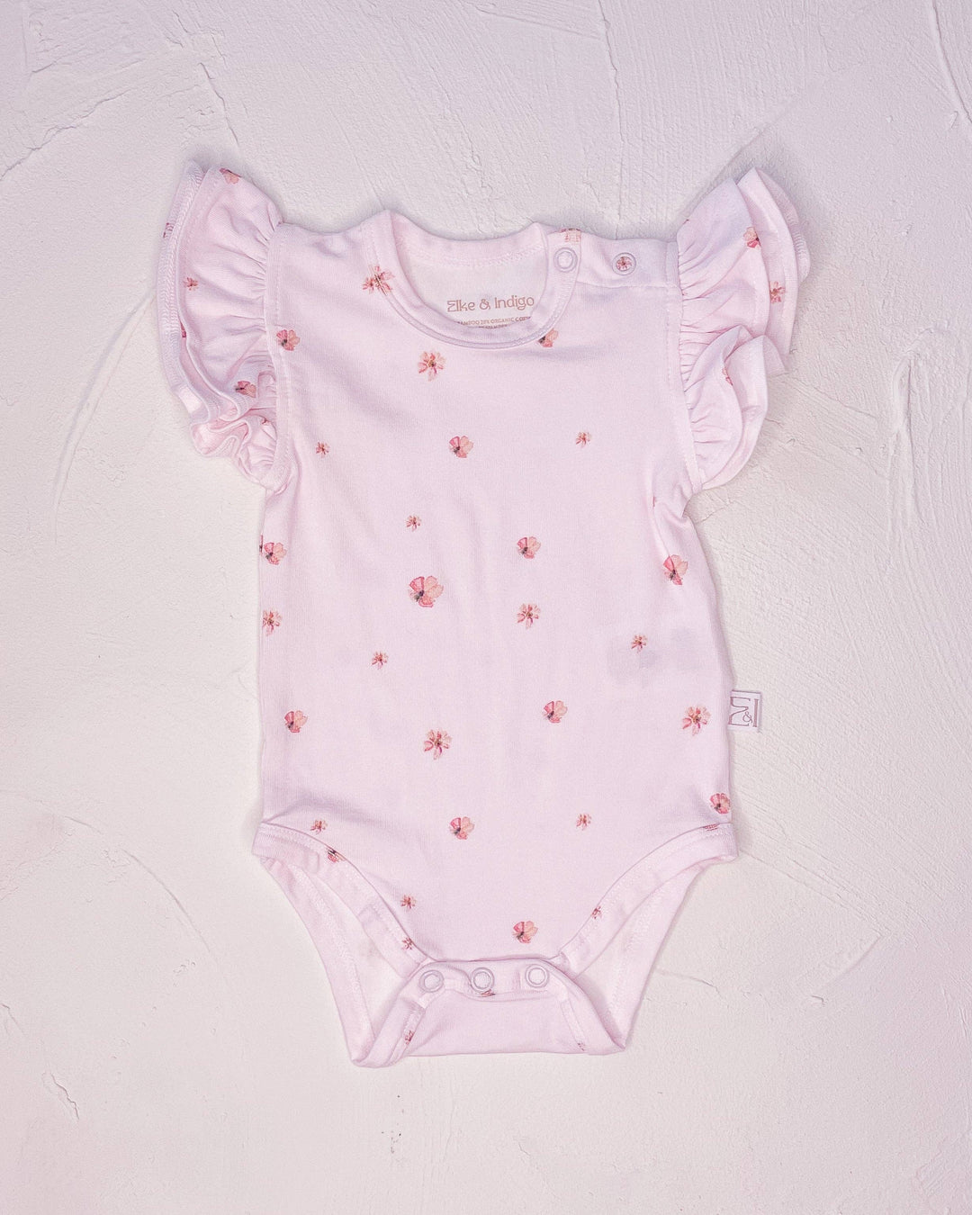 Bamboo/Organic Cotton Olivia Bodysuit - Blossom