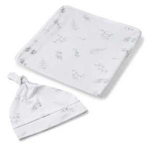 Snuggle Hunny Organic Jersey Wrap & Beanie or Bow Set - Certified Organic Cotton