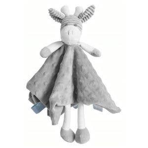 Giraffe Comforter - Grey - 30cm