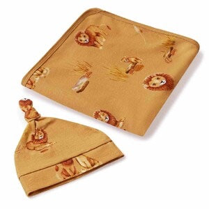 Snuggle Hunny Organic Jersey Wrap & Beanie or Bow Set - Certified Organic Cotton