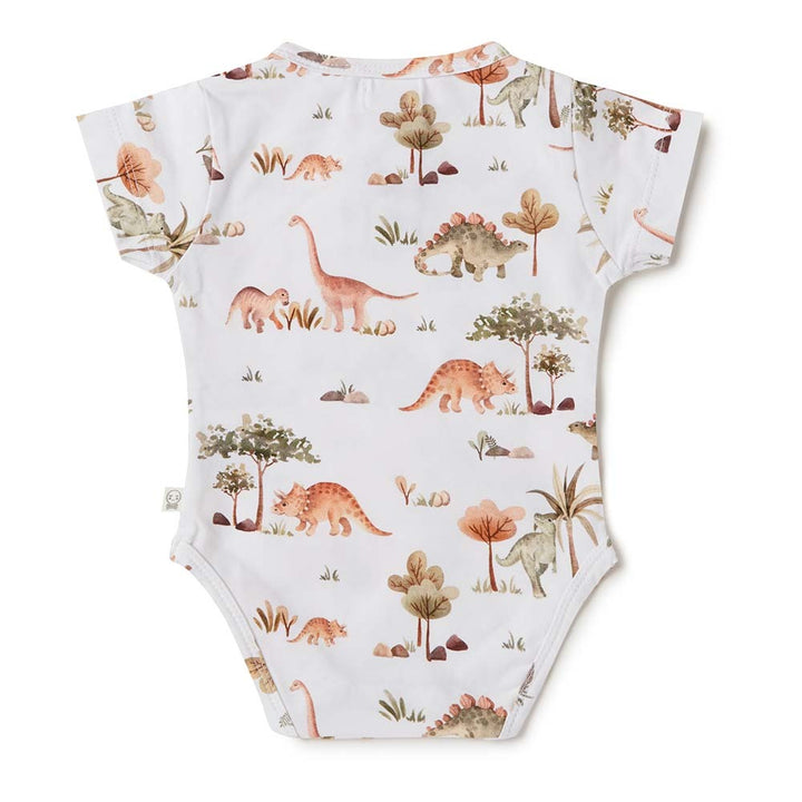 Snuggle Hunny Short Sleeve Body suit - Dino