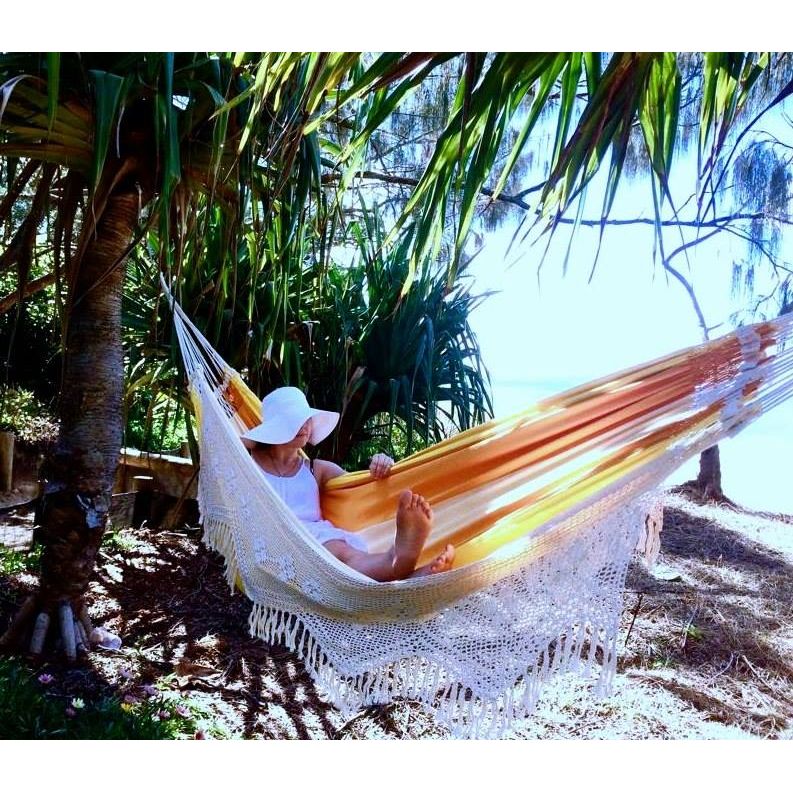 Luxury Cotton Hammock - Brazilian  Beach