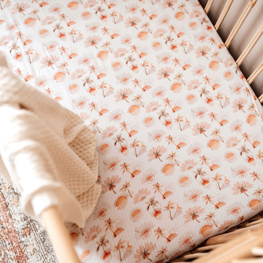 Snuggle Hunny Fitted Cot Sheet - Cotton Jersey