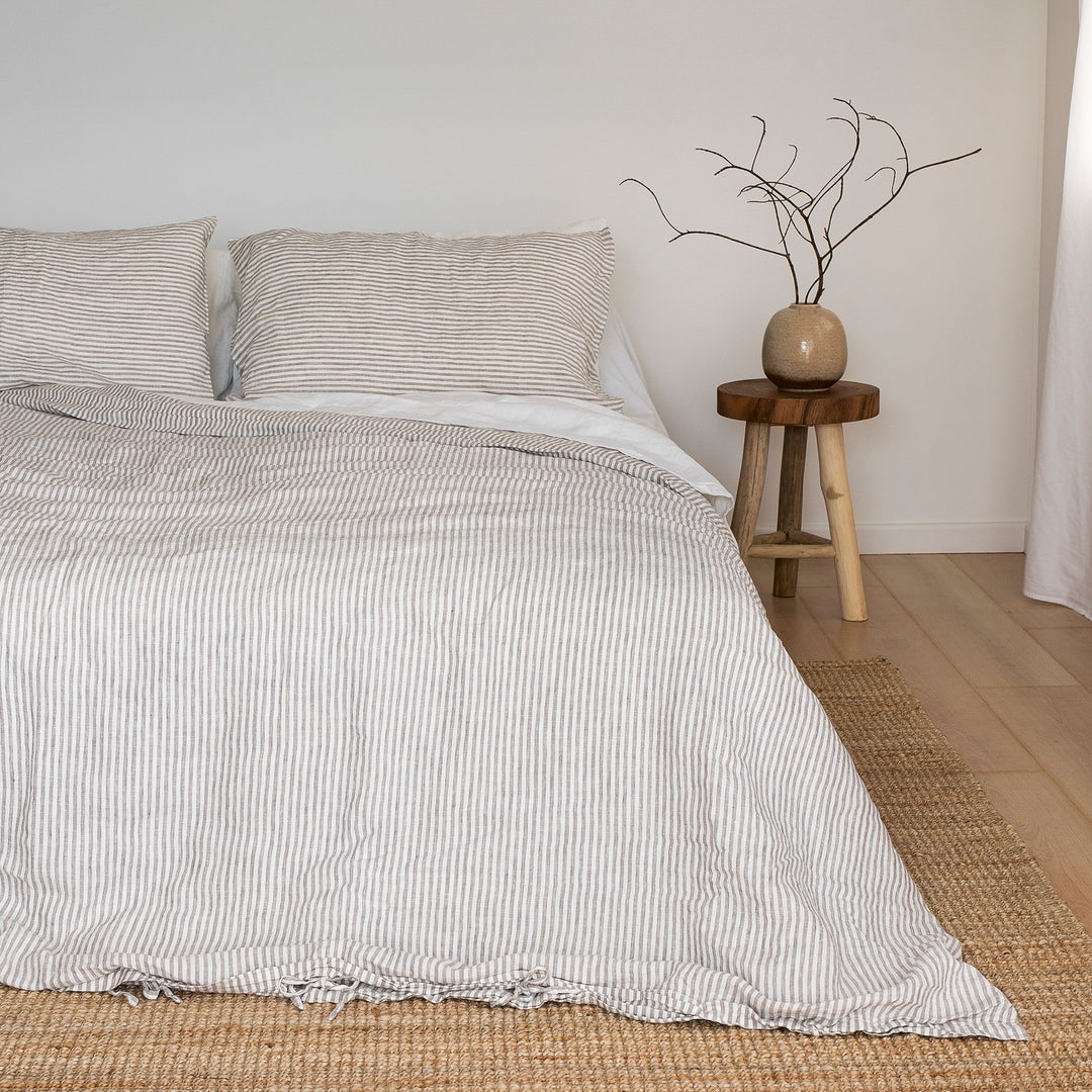 100% Pure Flax Linen Duvet Cover & pillow cases - 25% OFF!