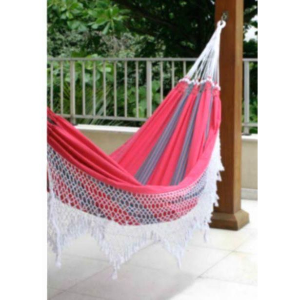 Luxury Cotton Hammock - Scarlet Samba